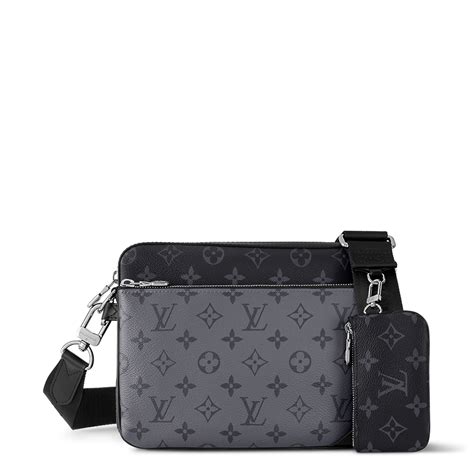 lv trio bag black|monogram trio bag lv.